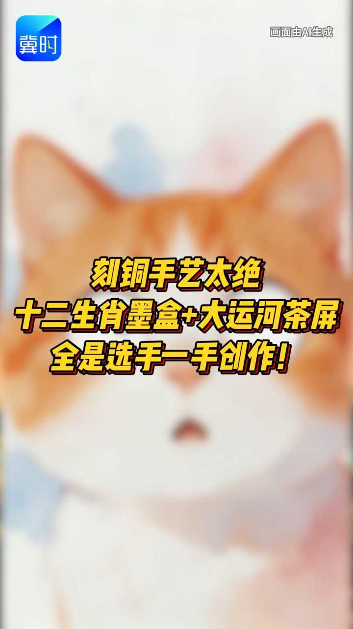 刻铜手艺太绝，十二生肖墨盒＋大运河茶屏全是选手一手创作！