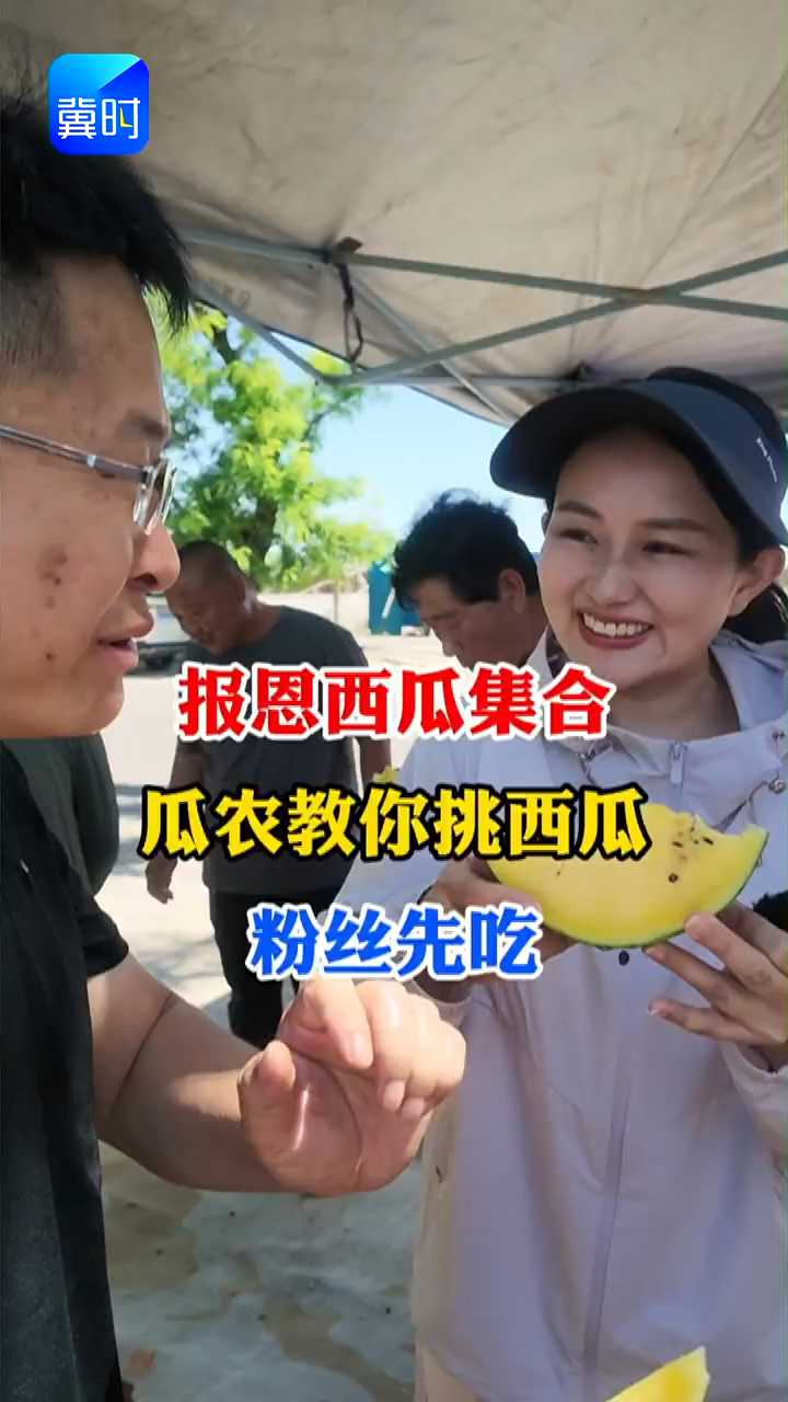 【专家在线】报恩西瓜集合！瓜农教你挑西瓜