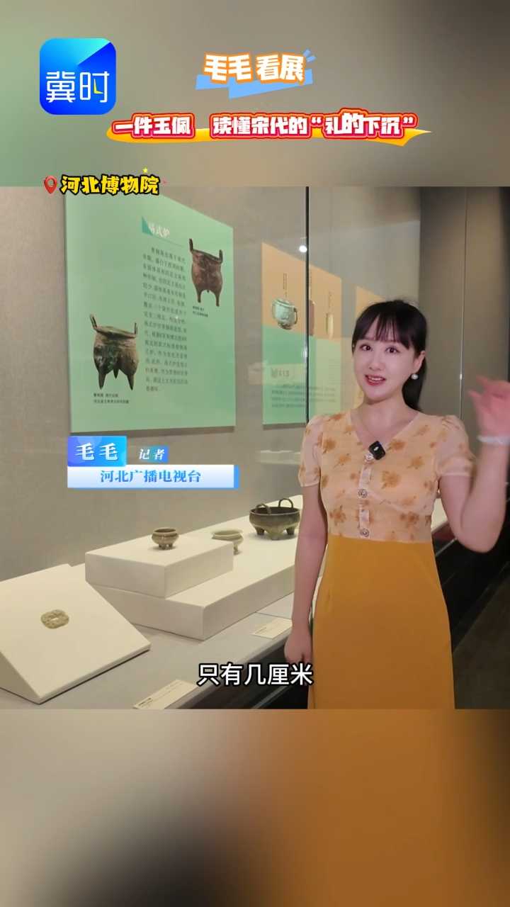 一枚玉佩，看尽“礼”的千年之变。#毛毛看展  #宋韵千年礼行天下 #宋代美学 #宋式生活