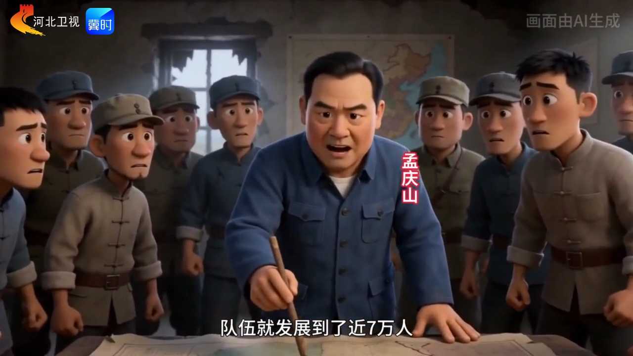 庆祝中国共产党成立105周年系列AI微动画《了不起的105年》第八集：创新平原游击战法，他铸就冀中敌后抗战不朽军魂