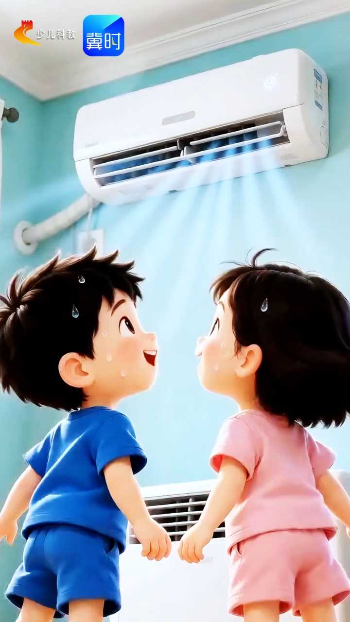 夏天吹空调小心热感冒！家长别大意