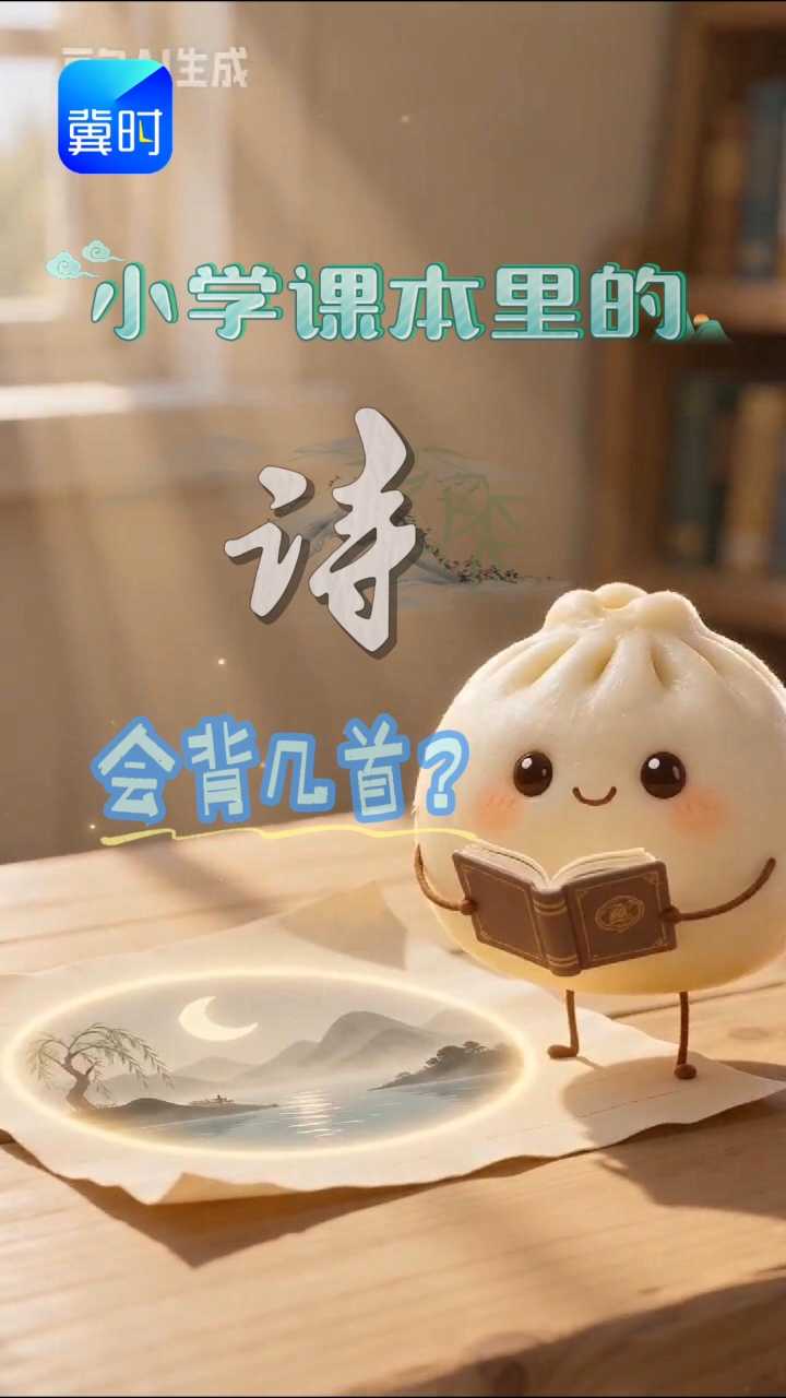 小学课本里的诗，你会背几首？#柒柒说#开学季