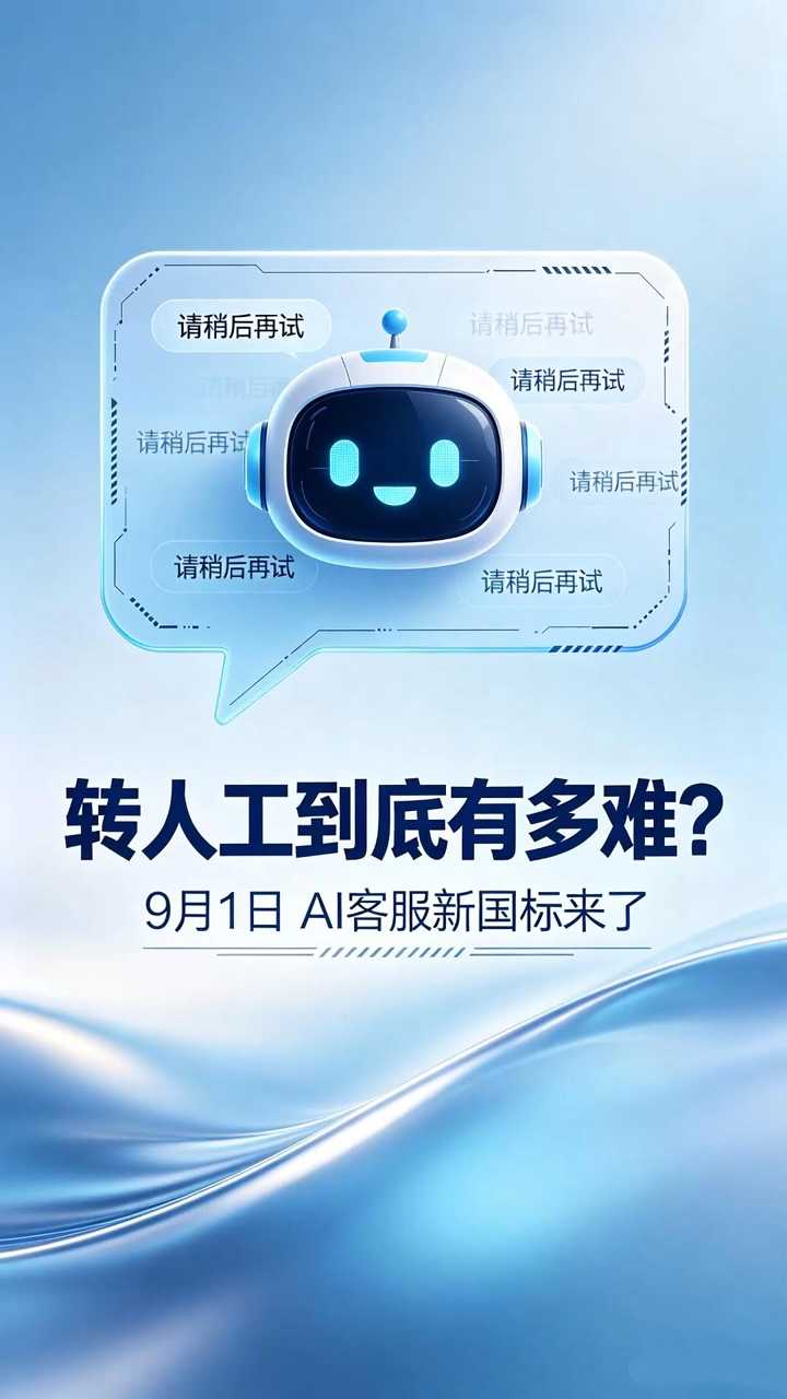 “转人工”到底有多难？AI客服新国标9月1日开始实施