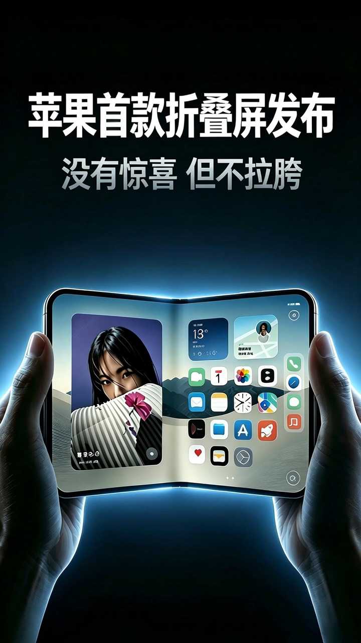 锐评苹果首款折叠屏：没有惊喜，但不拉胯