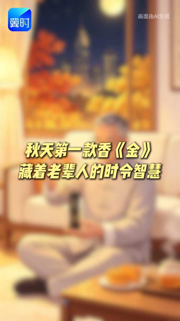 【一件文创作品的诞生】秋天第一款香《金》，藏着老辈人的时令智慧