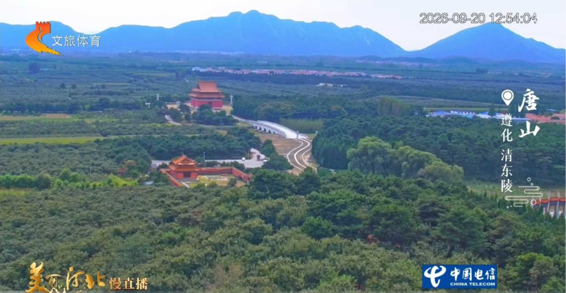 美丽河北慢直播丨红墙映秋林，品读清东陵的岁月诗篇 唐山 正午 2026/09/20
