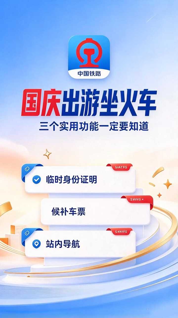 国庆出行坐火车，铁路12306的三个宝藏功能一定要知道