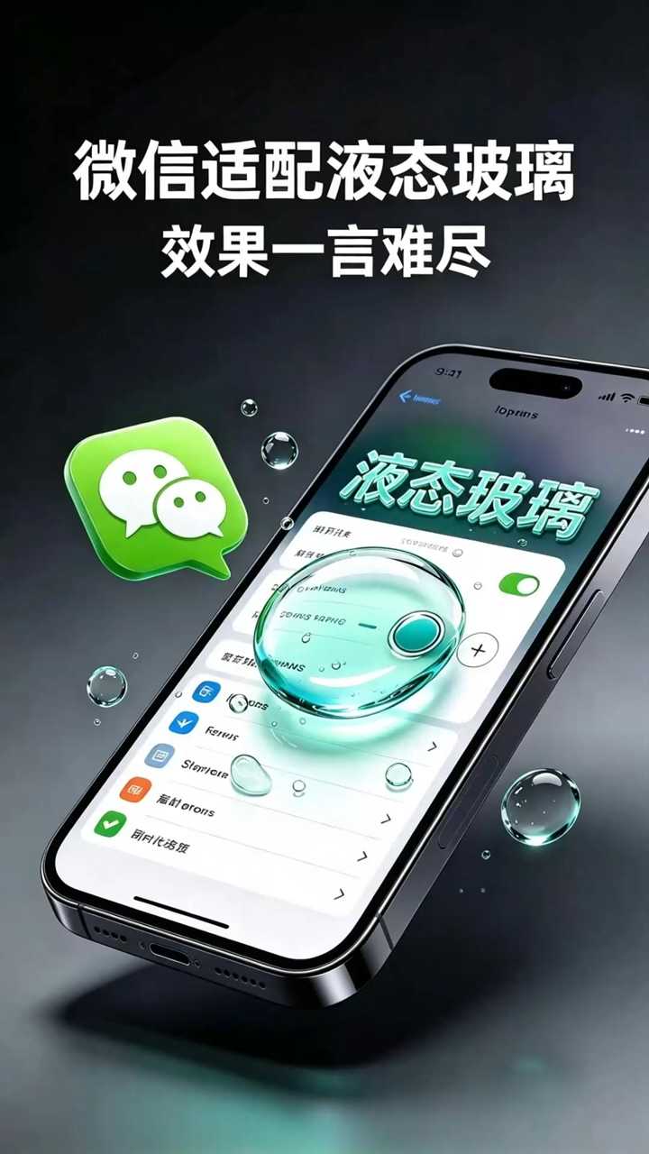 微信终于适配液态玻璃，但效果一言难尽