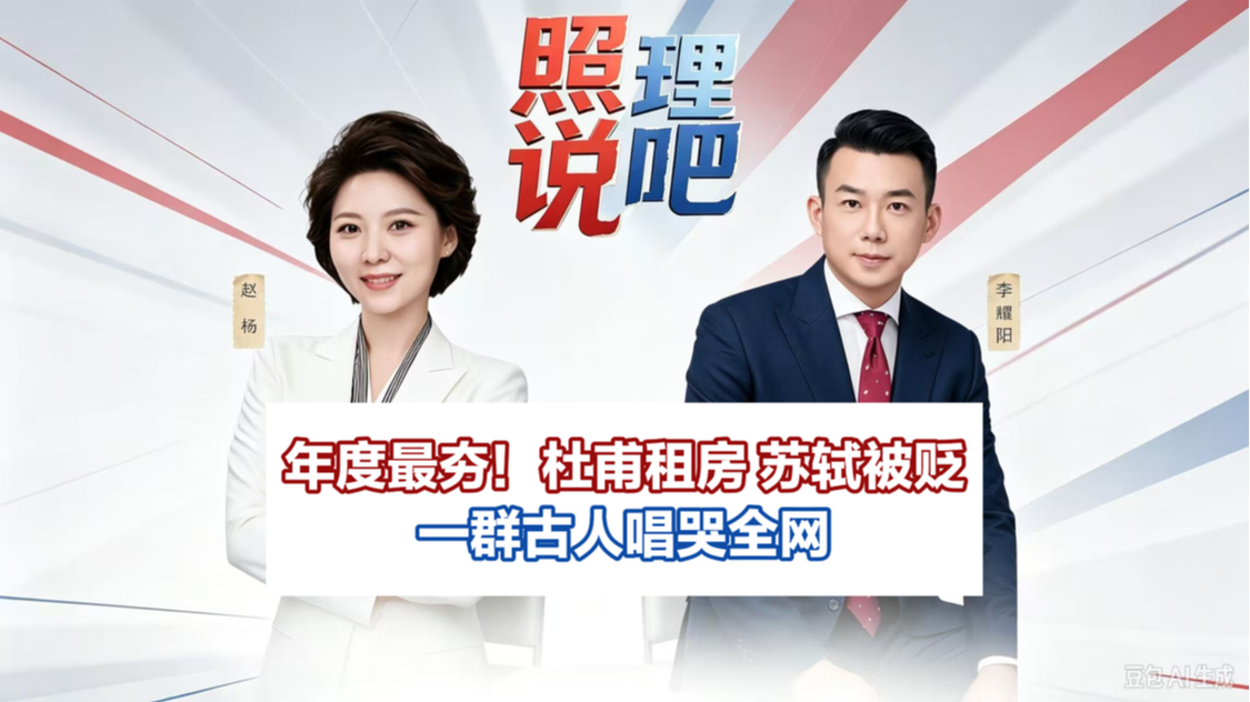 年度最夯！杜甫租房 苏轼被贬 一群古人唱哭全网（河北广播电视台原创新闻作品）